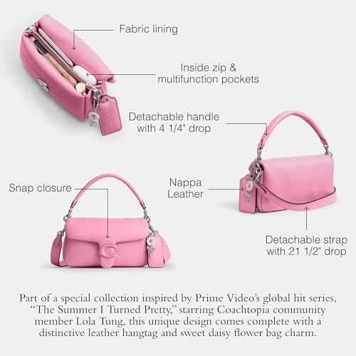 Coach the Summer I Turned Pretty Pillow Tabby Shoulder Bag 20, LH/Vivid Pink3