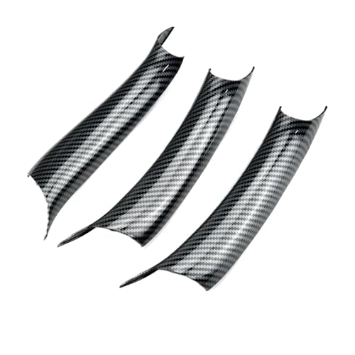 Manijas Interiores para Coche para B&MW X5 F15 X6 F16 2014-2018 LHD RHD Juego De 3 Piezas para Manijas Laterales De Puertas Interiores De Automóviles Reposabrazos Tirador De Moldura(Carbon LHD 3 Pcs)