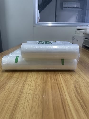 Foto von O2frepak 6 Folienrollen 15x600cm(1) und20x600cm(2) und28x600cm(3) Vakuumierrollen für Lebensmittel,BPA-Frei Vakuumierbeutel Sous Vide Beutel Folien für Vakuumierer und Folienschweißgeräte Geeignet