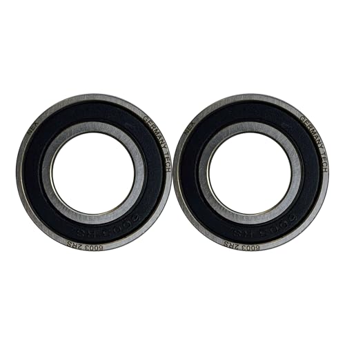 Nex 6003 2rs 2uds Rodamiento De Bolas 17x35x10mm Doble Junta De Goma Y Acero Cromado, 6003-2rs Rodamiento De Bolas Sellado