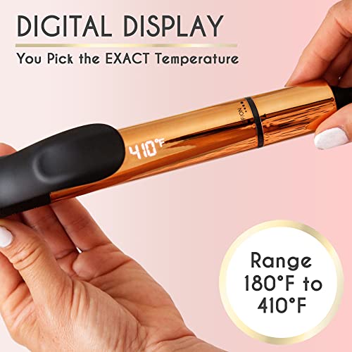 Ella Bella CURLINGIRON ® Curling Iron 1 Inch • Professional Hair Curler • Curling Wand • Ceramic Curling Irons • Transform Your Look In Seconds • Suitable thumb #3