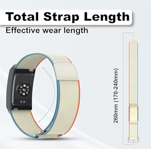Image of Soft Nylon Sport Strap Breathable, Durable Strap Compatible For Amazfit Helio Strap