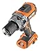 Ridgid R86116 18V Lithium Ion Cordless Brushless Compact Hammer Drill w/ 100-Setting Micro Clutch and LED Lighting (Battery Not Included / Power Tool Only)