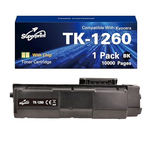 Toner TK1260 compatible Kyocera pour impressions quotidiennes ECOSYS PA4000x