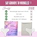 CLEVERFY Silicone Chest Wrinkle Patches for Side Sleeping – Reusable Décolleté Anti-Wrinkle Chest Pads for Overnight Line Prevention (6 Pack, T-Shape)