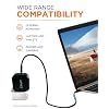 CRAFT 6.5FT USB C Charger Cable | 3.2 USB C to USB C Data Cable with 20Gbps Speed | 100W Fast Charger and High Speed USB C Cable with E-Marker IC Chip, for Phones, Laptops, Cameras, Monitors, Black