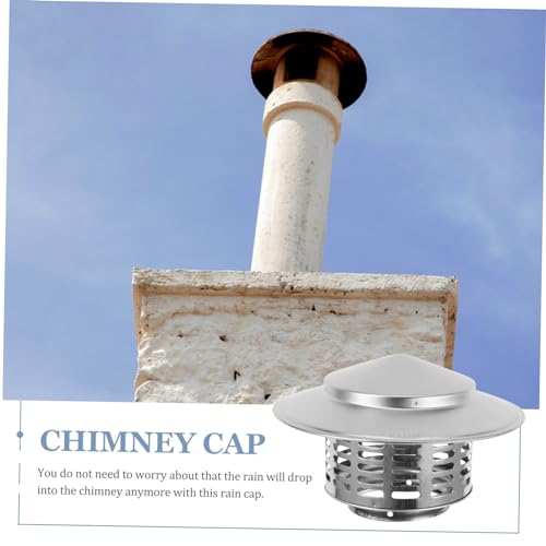 Protector de remate de tejado para mantener la chimenea de casa libre de agua 3