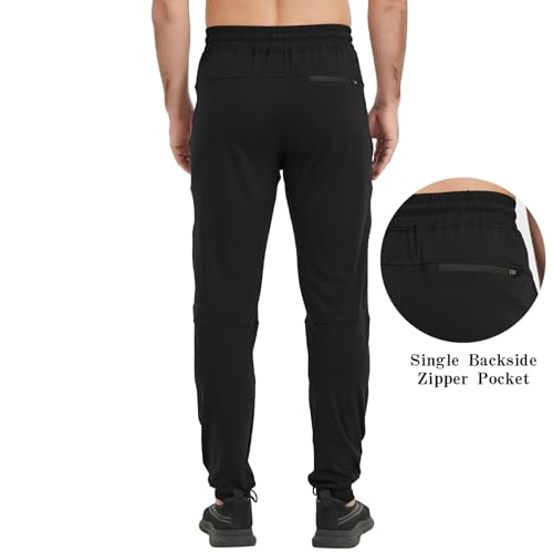Image of Tall Mens Sweatpants Extra Long Athletic Jogger Pants Zipper Pockets