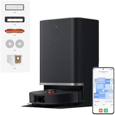 XIAOMI Robot Vacuum X20 MAX - Robot aspirador e limpa-chão com si...