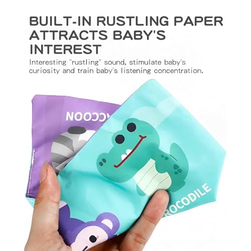 ANYUAN Baby Tissue Box Toy,Montessori Toys Magic Tissue Box for Babies 6-12 Months, Infant Cognitive Development Toy for Baby Boys Girls