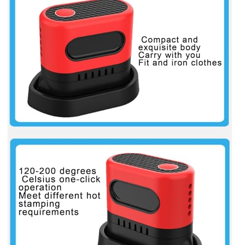 Mini plancha termo portátil con 5 niveles de temperatura miniatura 7