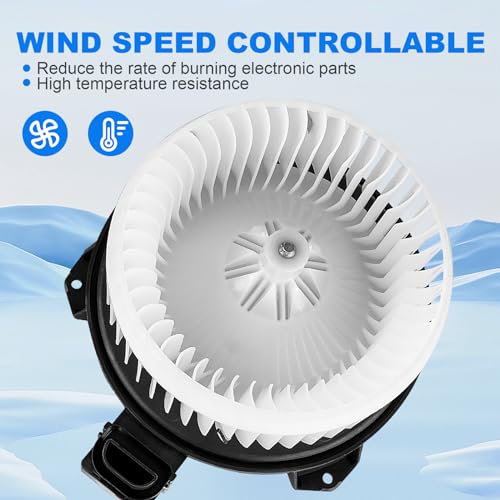 Image of 700203 HVAC Blower Motor Assembly Compatible with Ford for Edge for Fusion for Jeep for Compass for Patriot for Lincoln for MKX for MKZ for Mazda for CX-9