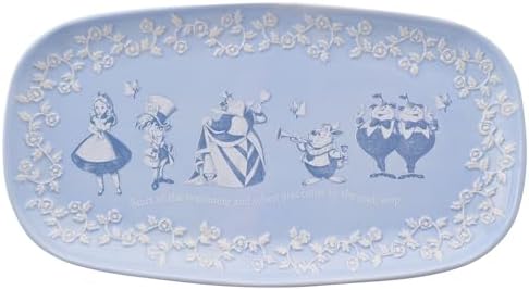 Disney Alice in Wonderland – Ceramic Serving Plate – Alice, Mad Hatter, White Rabbit and Red Queen – Decoration and Homeware for Serving and Dinner at Parties Disney Alice in Wonderland – Ceramic Serving Plate – Alice, Mad Hatter, White Rabbit and Red Queen – Decoration and Homeware for Serving and Dinner at Parties