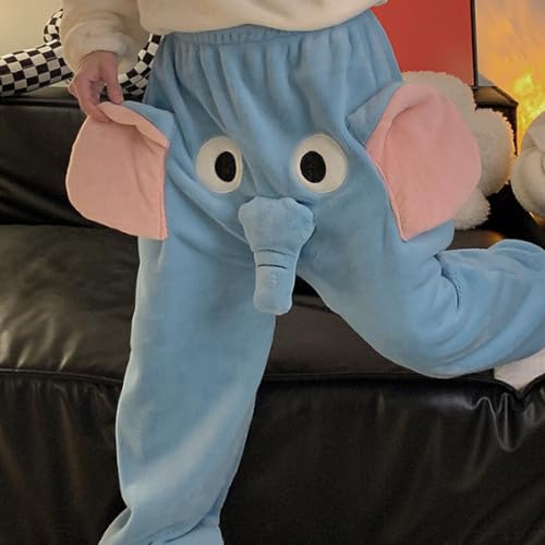 Elephant Pajamas, Pajama Pants Men Funny, Cute Animal Pants Big Nose And Ears Unisex Soft Sleepwear For Women Men4