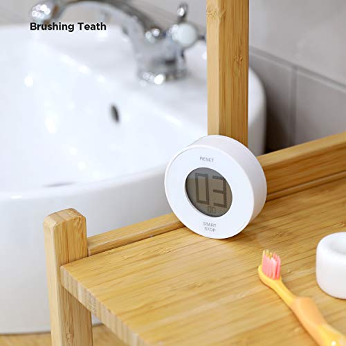 Mooas Dial Cooking Timer, Count Up/Countdown Digital Timer, Kitchen Timer, Loud Alarm, Big Digits, Magnetic Timer, Ideal For Cooking, Studying, Exercising, Working #TOP5