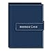 Pioneer Photo Albums 36-Pocket 5 by 7-Inch Embroidered "Memories" Strap Sewn Leatherette Cover Photo Album, Mini, Blue