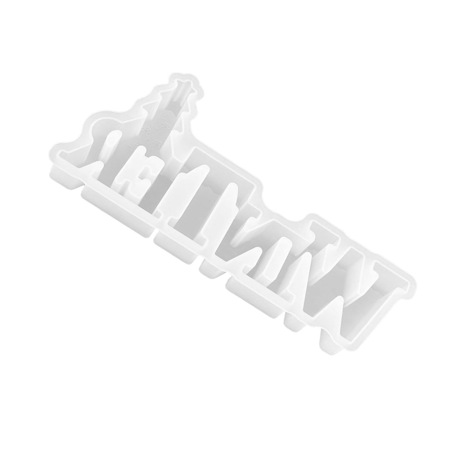 ZEPFJHE Christmas Deer Silicone Winter Letter Silicone for Soap Holiday Decoration Winter Making Set