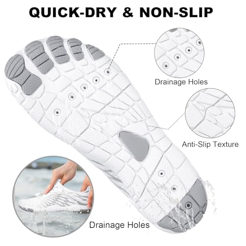 Image of Hike Barefoot Shoes for Women Men Non-Slip Breathable Walking Shoes Wide Toe Box Comfortable Athletic Footwear