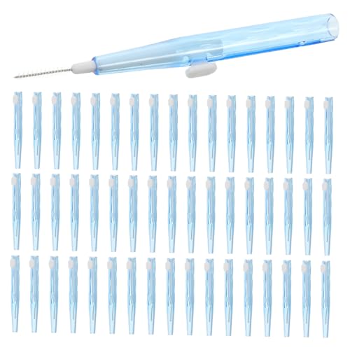 ELAYARD 40 piezas Cepillos Interdentales para Brackets Kit Compacto y Ligero para Limpieza Profunda Cerdas Suaves para Eliminar Placa y Residuos para Viajes y Uso Diario