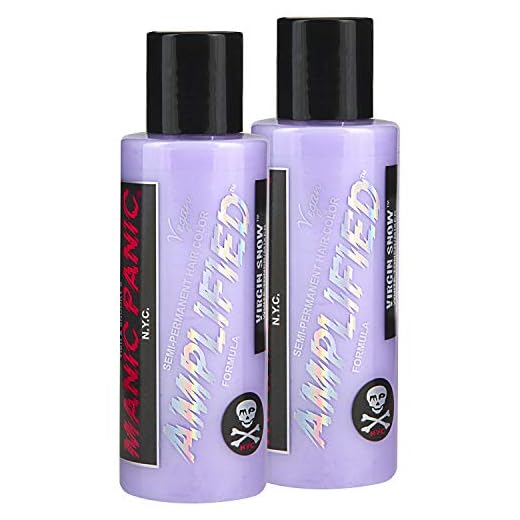 MANIC PANIC Virgin Snow Hair Toner Amplified 2PK