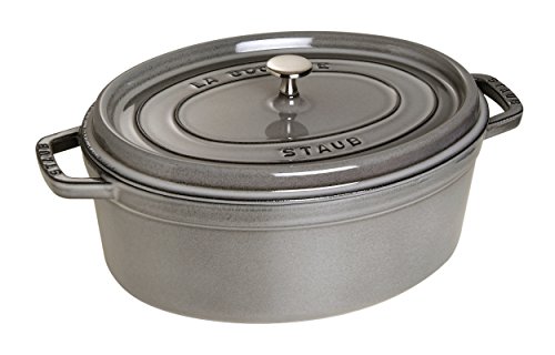 Preisvergleich Produktbild Staub Cocotte, grau, gusseisen, induktionsgeeignet