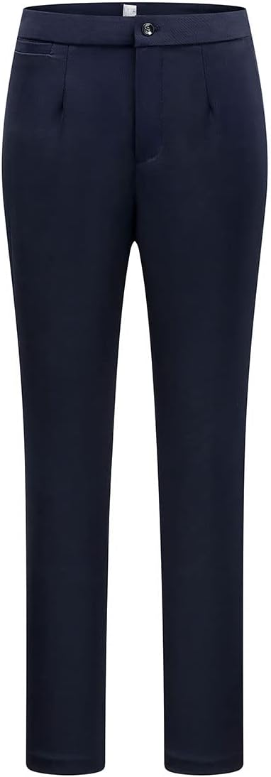 MODFUL Women's Business Pant Suit Set 2 Piece Slim Fit Blazer Jacket One Button Buckle Closure Lady Work Suit for Office - Image 4