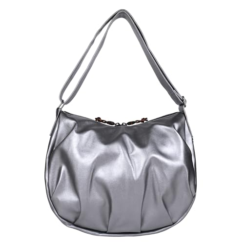 [ユニバーサルオーバーオール] ショルダーバッグ L 16L エコレザー UVO-221 SILVER GRY FR