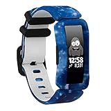 Compatible with Fitbit Ace 2 Bands for Kids, Pattern Printed Floral Watch Band Accessory Strap...