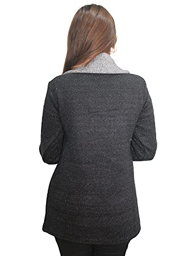 Image of Matelco Womens Woollen Collared Coat Cardigan