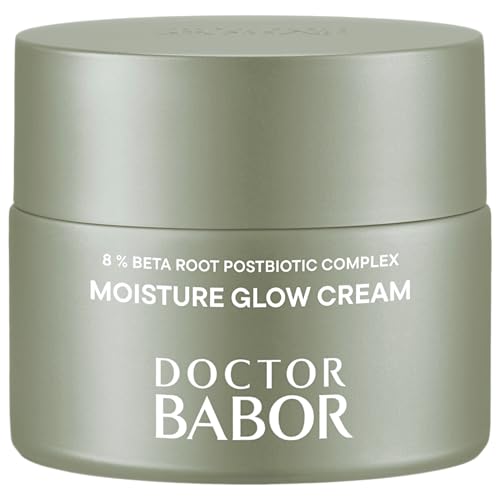 BABOR DOCTOR Microbiomic Moisture Glow Cream (50 ml) - Vegan Face Cream with Beetroot Complex and Hyaluronic Acid - Professional Skincare for Dry Skin