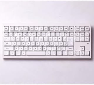 VARO 日本語配列テンキーレス メカニカルキーボード VM87-J-VSMW ホワイト 有線 USB無線 Bluetooth対応 日本語配列テンキーレス メカニカルキーボード SILENT MINT スイッチ搭載
