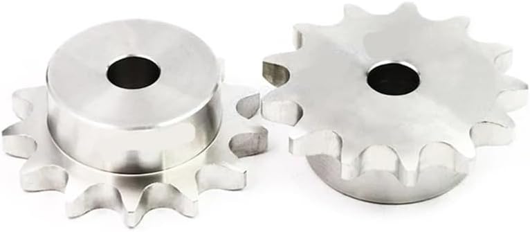 Mechanical Roller Chain Sprockets Tooth Roller Chain Sprocket,1pc 15-30 Tooth 04C Chain Gear 304 Stainless Steel Bore 6mm 8mm 25H Industrial Sprocket Wheel Motor Chain Drive Sprocket(20 Teeth (Bore 6m