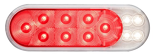 Optronics STL211XRBP 4\" Fusion Gen II LED Combination Stop/Turn/Tail/Back-Up Light, Red