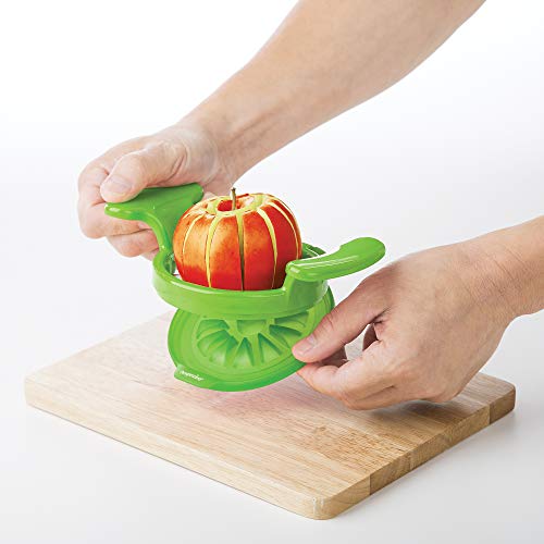 Prepworks by Progressive Wedge and Pop Apple and Pear Slicer, 12 Slices, Attached