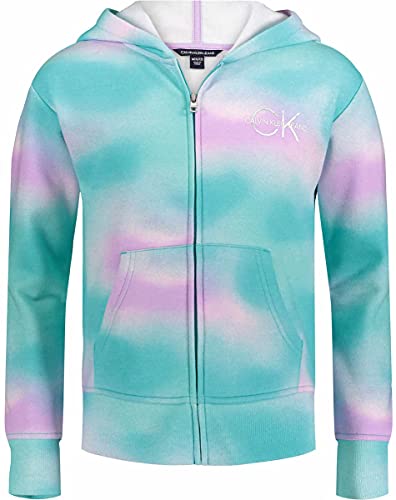 Calvin Klein Youthful Hoodies - Aqua Sky Large