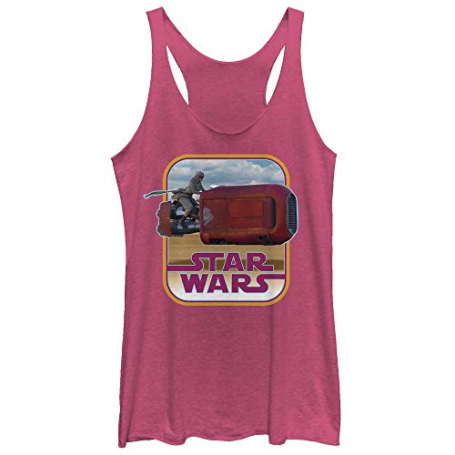 Débardeur Star Wars femme dos nageur rose chiné S léger et fluide