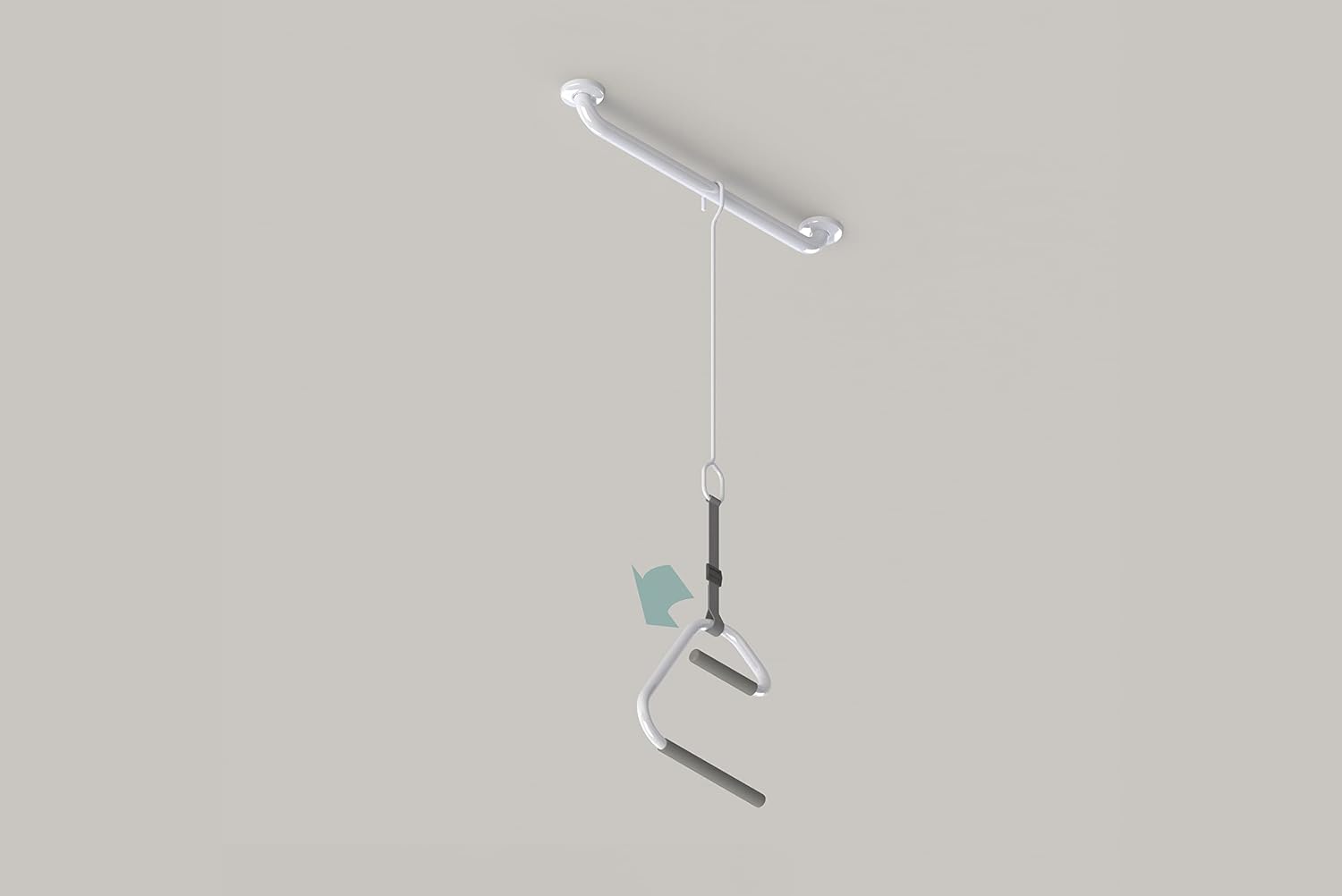 HealthCraft Products e2 24" Ceiling Mount Trapeze: Ceiling Mounted Grab Bar & Trapeze