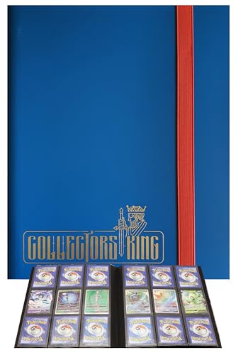 Collectors King Raccoglitore Carte Pokemon - Album Compatibile Per 360 Card Di One Piece Op Gx Ex Trainer Go, Yugioh, Mtg Magic - 9 Tasche X Pagina Da