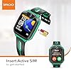 imoo Z1 Smart Watch for Kids,740mAh Long Battery Life Real-Time HD Video Call Watch,GPS Location Real-Time Positioning,IPX8 Water-Resistance, Kids Smart Watch (Green)