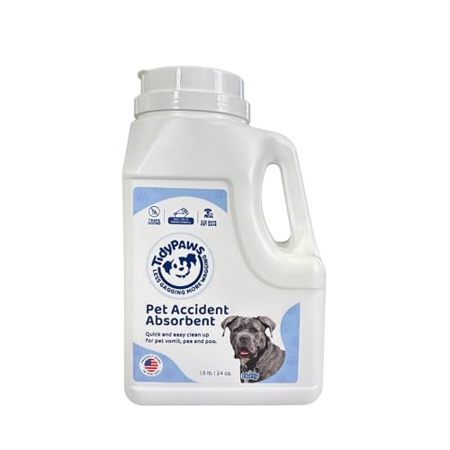 Tidy Paws Pet Accident Absorbent Powder – Natural Cellulose Cleanup
