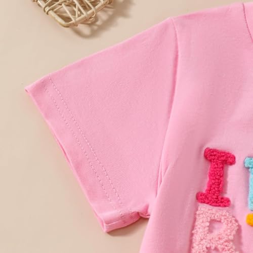 Image of Toddler Baby Girl First Birthday Outfit In My One Year Old Era Sweatshirt Tops Little Princess 1st Birthday Clothes