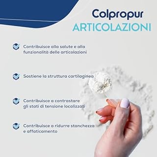 Colpropur Articolazioni Gusto Neutro – Collagene Idrolizzato in Polvere da Bere - Peptidi di Collagene, Integratore per Ossa, Articolazioni e Cartilagini – 336g