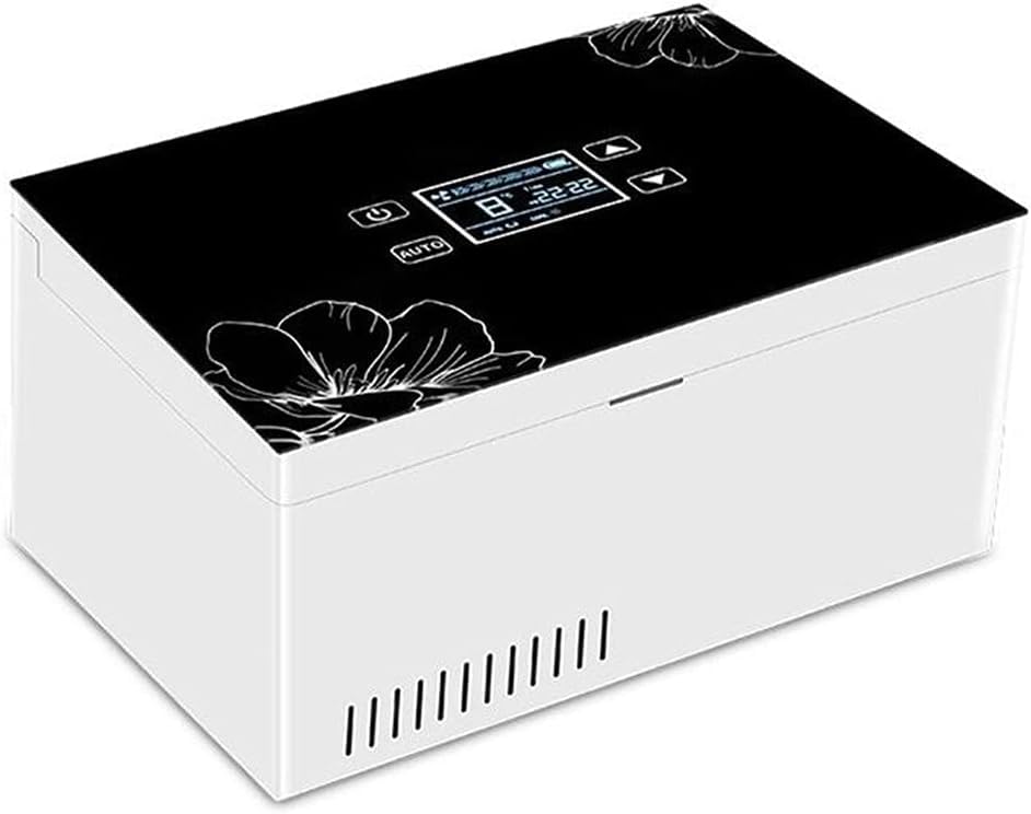 DARZYS Insulin Refrigerated, Insulin Cooler Box, Refrigerated Box LCD Display Case Reefer Car Small Refrigerator Drug(Batteryx1)