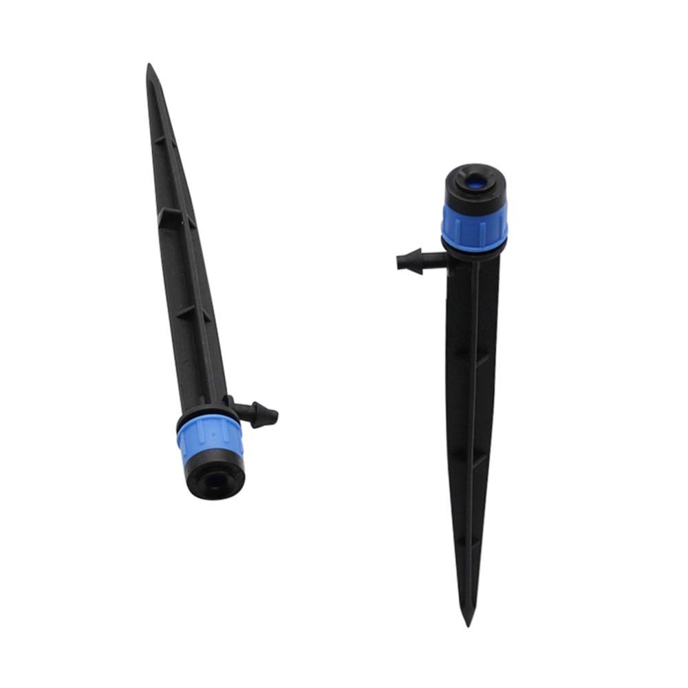 Boquilla de nebulización para riego de Jardines LR 200 Piezas Jardín microaspersión Agricultura Boquilla Dispersión Gotero 16cm Insertar el Soporte Dispersión Gotero de riego del Invernadero