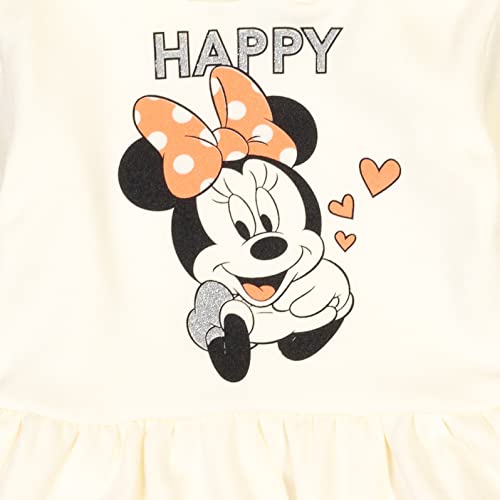 Image of Disney Minnie Mouse Fleece Pullover Crossover Hoodie and Leggings Outfit Set Infant to Big Kid Sizes (12 Months - 14-16)