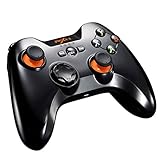 Gamepad Controllers Wireless PS3 USB PC Bluetooth TV 2.4G Wireless Transmission (Color : Black, Size : 15.311.16.1cm)
