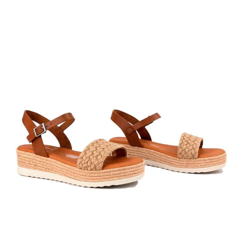 Oh! My Sandals Sandalias Planas Mujer 6013 Cuero