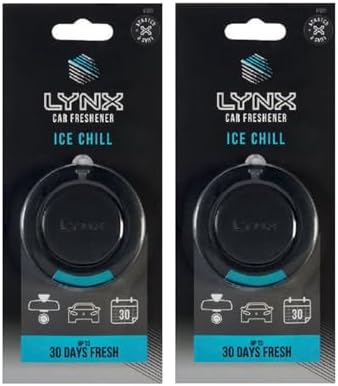 Profumatori Auto 3D Ice Chill Lynx Da Appendere Confezione Da 2 A1649