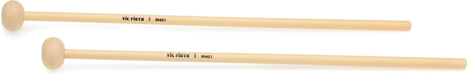 Vic Firth Articulate Series Keyboard Mallet, Soft Rubber, Oval (M401)