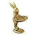 VALICLUD Schmuck Display Platte Retro Stehend Goldenen Hasen Kaninchen Geformt Ring Halskette Ohrring Organisation Teller Foto Prop Desktop Ornament für Home Shop